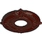 Ekena Millwork Attica Ceiling Medallion (Fits Canopies up to 3 1/2"), 12 3/4"OD x 4"ID x 1/2"P, Brushed Mahogany CM12ATBMF - alternate 5